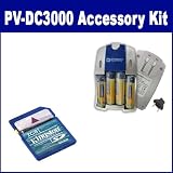 Panasonic PV-DC3000 Digital Camera Accessory Kit includes: KSD2GB Memory Card, SB257 Charger