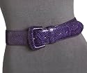 Betsey Johnson Women's Python With Leather Belt