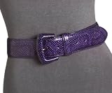 Betsey Johnson Women's Python With Leather Belt
