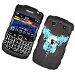 RIM BlackBerry Bold 9700 9780 / Onyx 9020 (AT&T and T-Mobile) Snap-On Protector Rubberized Hard Case "Tribal Design" Design