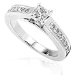 1ct TW Princess Diamond Engagement Ring in 14kt Gold