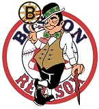 Ultimate Boston Fan Decal Red SOX Patriots, Celtics, Bruins NEW