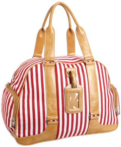 Sydney Love Day At The Beach Shoulder Bag,Red/White Stripe,one size