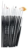 MASH Professional 15 piece Nail Art Brush Kit Set