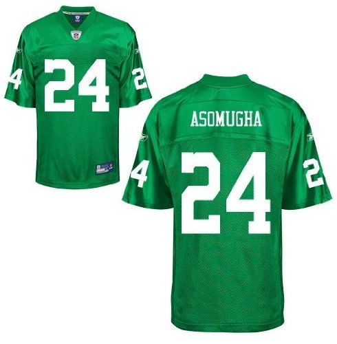 Officially Licensed Philadelphia Eagles Nnamdi Asomugha Kelly Green Jersey XL-52