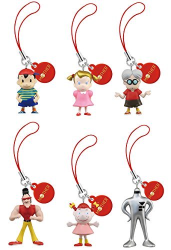 Takara Tomy EarthBound Biginnings Figure Strap Set of 6