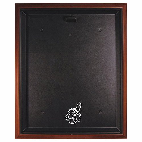 Mounted Memories Cleveland Indians Brown Framed Logo Jersey Case