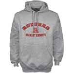 Rutgers Scarlet Knights Ash Arched Campus Hoody Sweatshirt