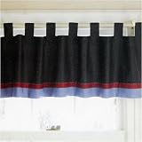 Dockers Burley Stripe Tab Top Window Valance