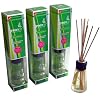 Greenair Aromatherapy Reed Diffusers, 2.7-Ounce Containers, Lemongrass (Set of 3)