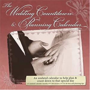Wedding Countdown and Planning Undated Calendar