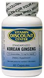 Korean Ginseng by Vitamin Discount Center 60 Capsules