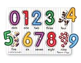 Melissa & Doug See-Inside Numbers Peg Puzzle