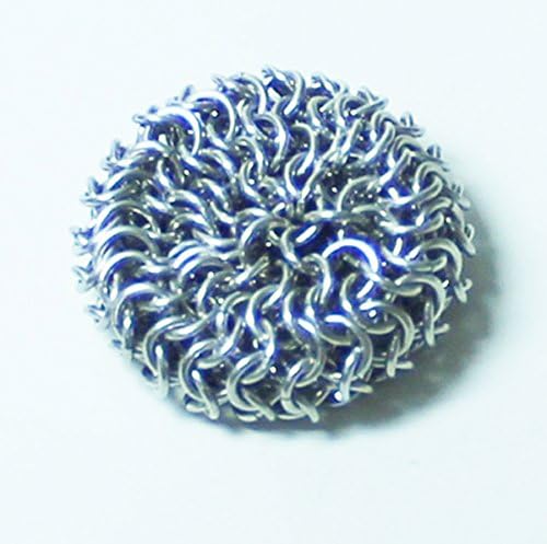 Dragon Droppings Chain Mail Metal Footbags - Silver