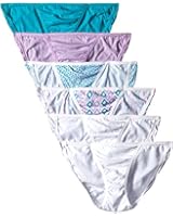 Hanes Women's String Bikini Panty- Assorted (Pack of 6)