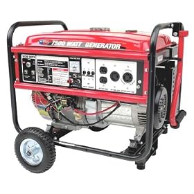 All Power America APG3075 7,500 Watt 13 HP OHV Gas Powered Portable Generator With Electric Start... by 