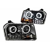 Anzo USA 121152 Chrysler 300 Projector With Halo Black Clear With Amber Reflectors... by AnzoUSA