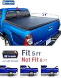 Tyger Auto TG-BC3T1030 Tri-Fold Pickup Tonneau Cover (Fits 05-15 Toyota Tacoma Double Cab (with/without utility track))