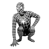 Green Man Factory Unisex Adult Spiderman Costume - Large, Black