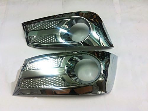 Chrome Cover Fog Light Spot Lamp L+r Trim Toyota Fortuner for Year 2011-2013 Car