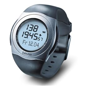 Beurer PM 25 Heart Rate Monitor - Silver/Dark Blue