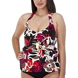 Women's Plus-Size Merona® Plus Black/ Pink Halter Tankini Swim Top