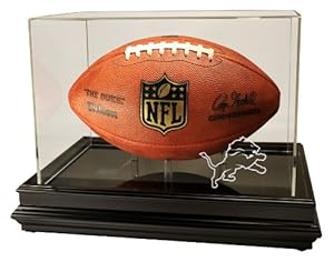 Detroit Lions Boardroom Football Display, Black