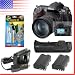 Nikon D300 Digital SLR Camera Body with 2 extra EN-EL3e batteries, travel charger, MB-D10 battery grip, and deluxe cleaning kit.
