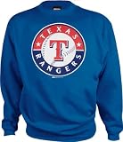 Texas Rangers Royal Primary Logo Crewneck Sweatshirt