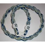 Notre Dame Titanium Twist Tornado Necklace 21 inch