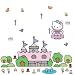 RoomMates RMK1200GM Hello Kitty Princess Castle Peel & Stick Giant Wall Decal