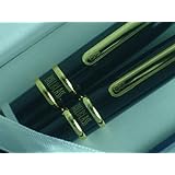 Cross Bill Blasss Black Lacquer and 23k Pen Pencil Gift Set