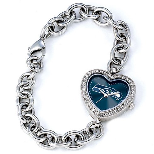 Game Time GTW-NFL-HEA-SEA Seattle Seahawks NFL Ladies Heart Series Watch