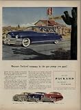 Measure Packard economy by the gas pumps you pass! ..... 1948 Packard Ad, A4213A.