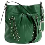 B. MAKOWSKY Lites Olympia Cross-Body,Kiwi,one size