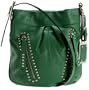 B. MAKOWSKY Lites Olympia Cross-Body,Kiwi,one size