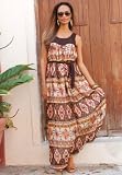Jessica London Plus Size Printed Maxi