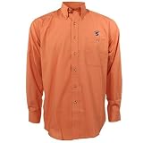 Antigua Syracuse Orange Matrix Long Sleeve Dress Shirt