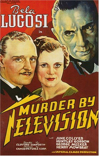 Vintage Movie Poster - Bela Lugosi in Murder By Television