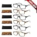 Reading Glasses 1.25 | 6-Pack Stylish Readers for Men and Women | Lightweight Eyeglasses | 3 Black & 3 Tortoise [1.25]