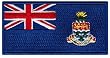 Cayman Islands Flag Embroidered Patch Iron-On Caribbean National Emblem
