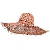 Large Brim Sun Hat-Red W35S22D