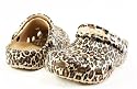Crocs Kids Cayman Leopard Gold / Black Shoes J3/5
