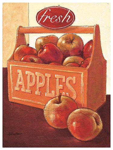 Eurographics BB1148 Bj&ouml;rn Baar, Fresh Apples 18 x 24 cm, Hochwertiger Kunstdruck - Kochen Preisvergleich