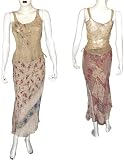 Girl Skirt Set in Georgette Embroidery Womens Casual Sundresses Size P