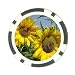 Sunflowers Poker Chip Card Guard Great Gift Idea