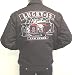 Lucky 13 Raw Power Black Lined Chino Jacket - Hot Rod Embroidered Jacket Image