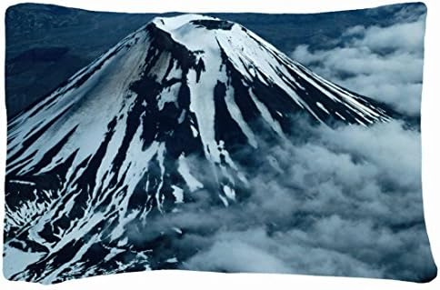 Queen Size Microfiber Peach Decorative PillowCases -Nature Mountains mountains landscapes nature New Zealand National Park