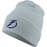 NHL Reebok Tampa Bay Lightning Watch Cuffed Beanie - Ash