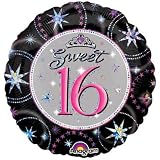 Sweet Sixteen 16 Party Supplies 18 Inch Mylar Balloon